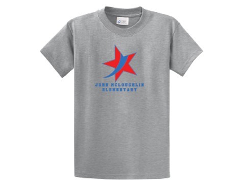 6.1-ounce, 100% soft spun cotton