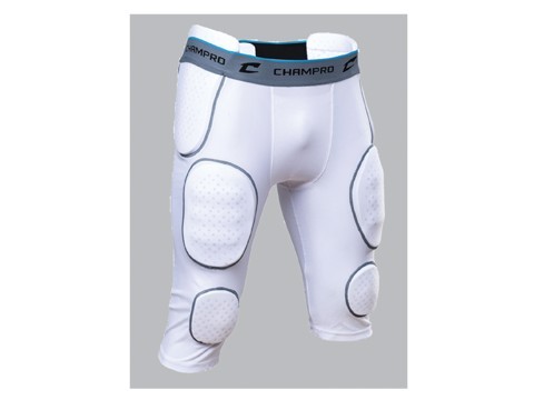 7-Pad Integrated Girdle Poly/spandex, 4-way stretch fabric