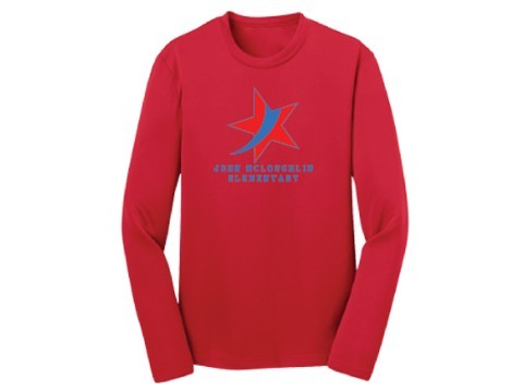 3.8-ounce, 100% polyester interlock